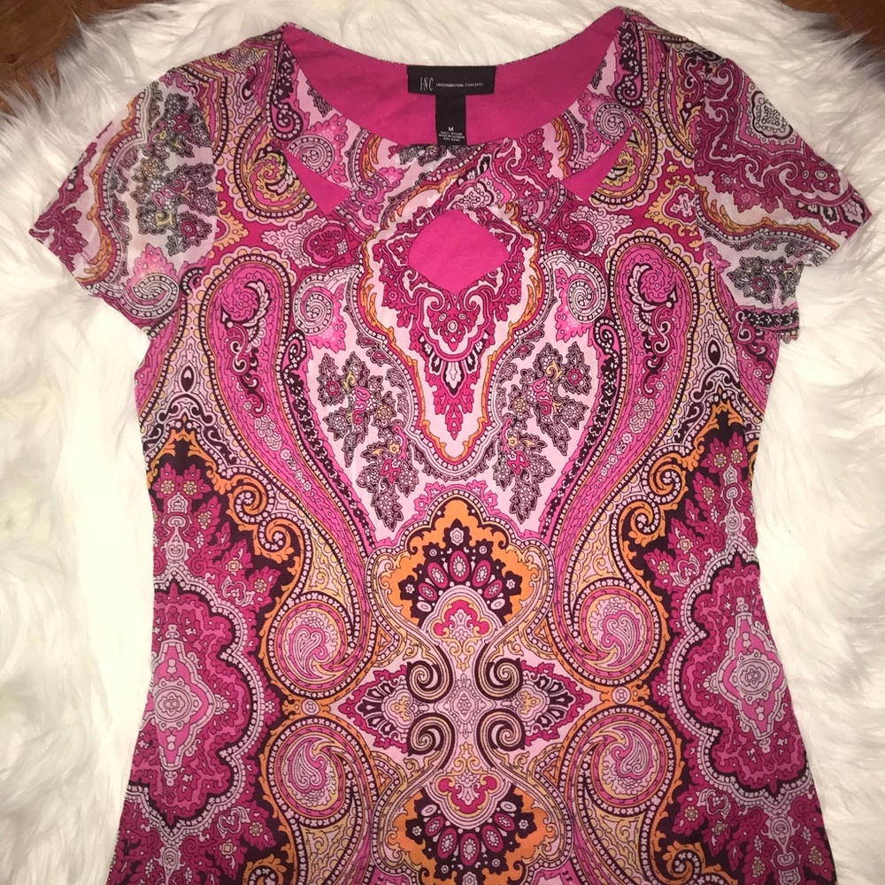 INC Pink Top 3 Front Key Holes